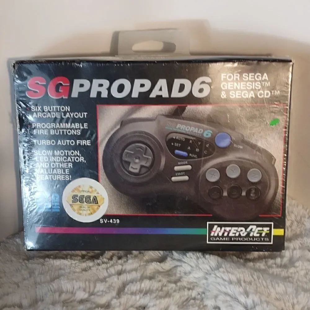 New Factory Sealed Sega Genesis SG Propad6 SV-439